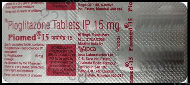 Piomed 15mg Tablet 10s