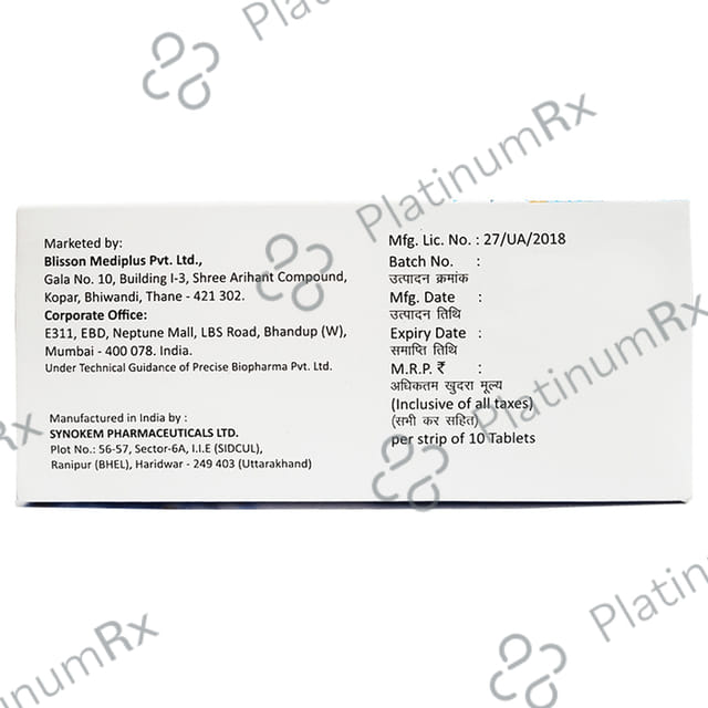 Acentio MR 8/100mg Tablet 10s