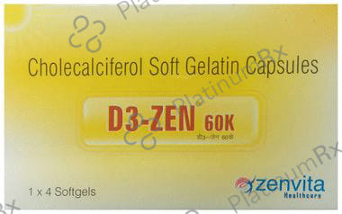 D3-Zen 60K Soft Gelatin Capsule