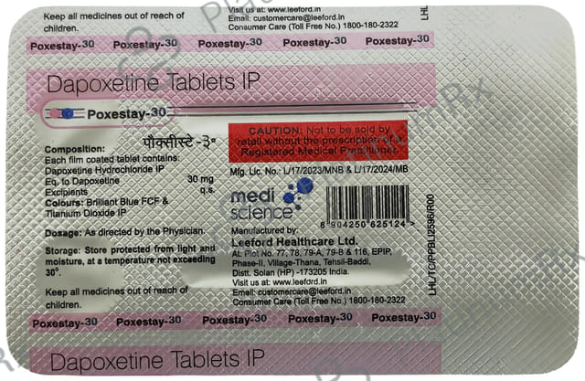 Poxestay 30mg Tablet
