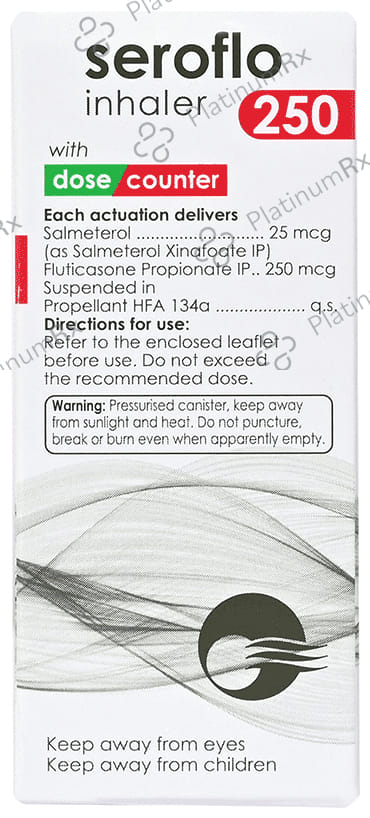 Seroflo 250/25mcg 120MDI Inhaler 1s