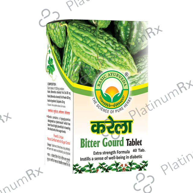 Basic Ayurveda Karela (Bitter Gourd) Tablet