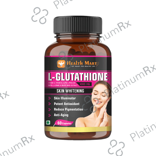 Health Mart L-Glutathione 1000mg Capsule