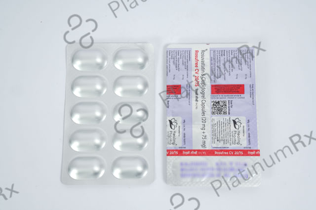 Rosufree CV 20/75mg Capsule 10s