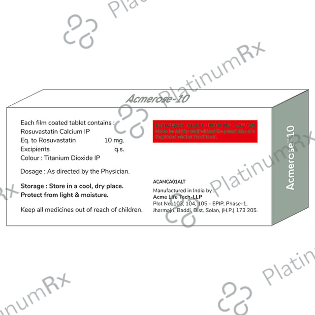Acmerose 10mg Tablet 10s