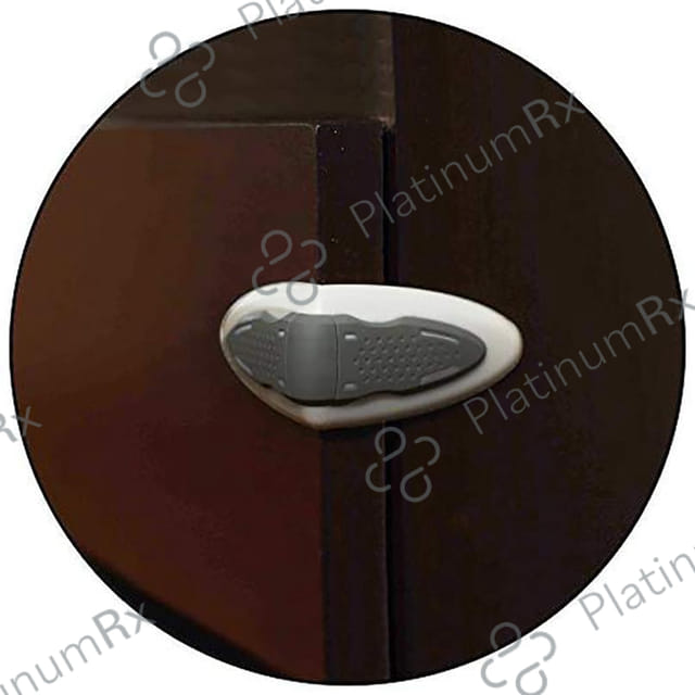 Safe-O-Kid 100% Kid Safe Drawer Lock Grey 4 units