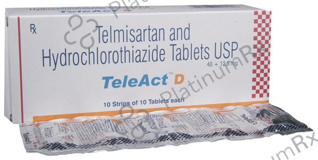 Teleact D 12.5/40mg Tablet 10s