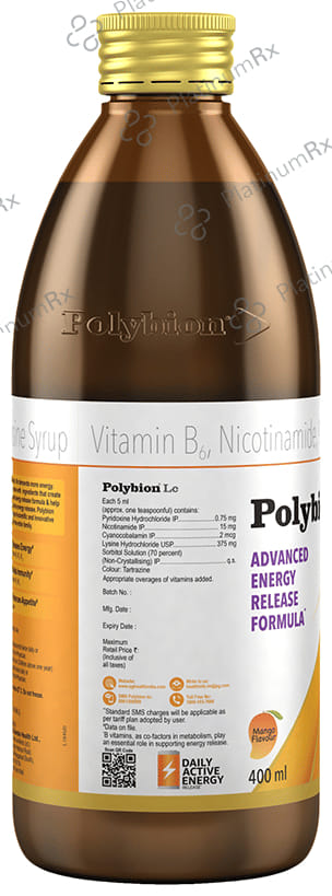 Polybion Lc Mango Flavour Syrup 400ml