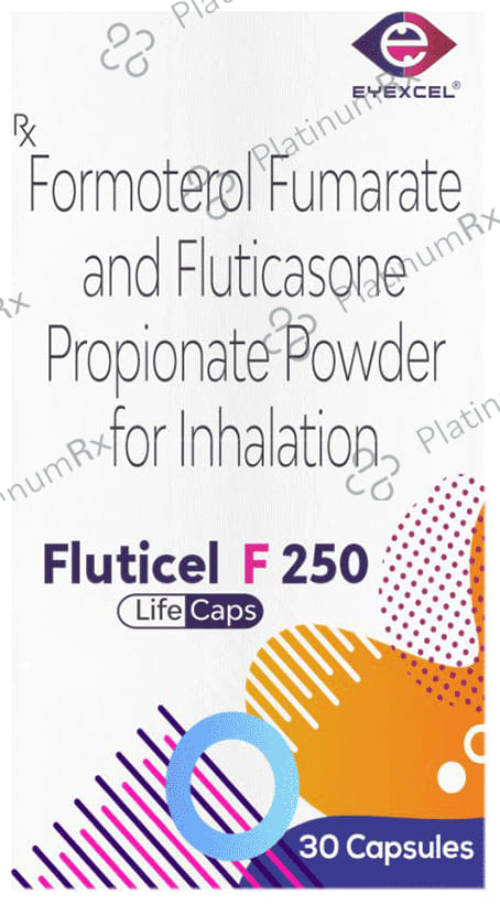 Fluticel F 250/6mcg Life Capsule 30s