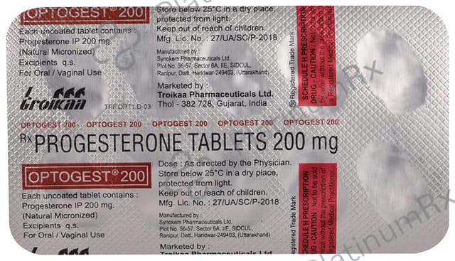 Optogest 200mg Tablet 10s