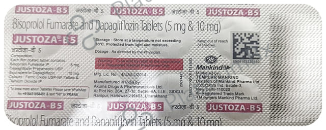 Justoza B 5/10mg Tablet 10s