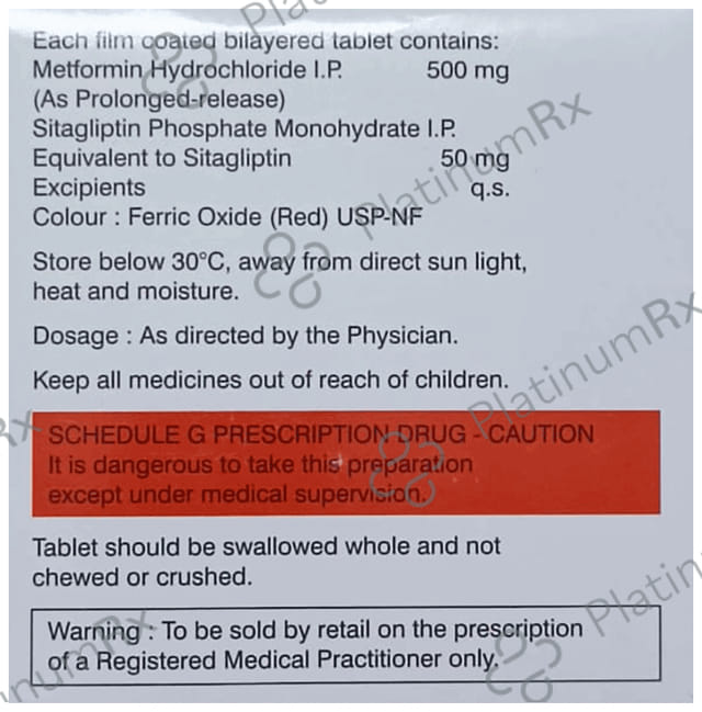 Siglyn M 50/500mg Tablet PR 10s