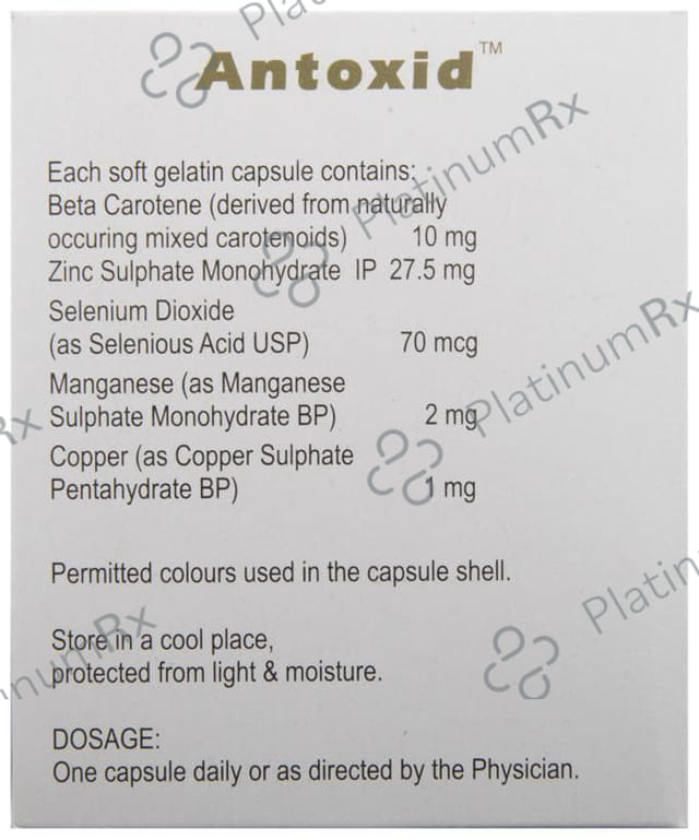 Antoxid Capsule 30s