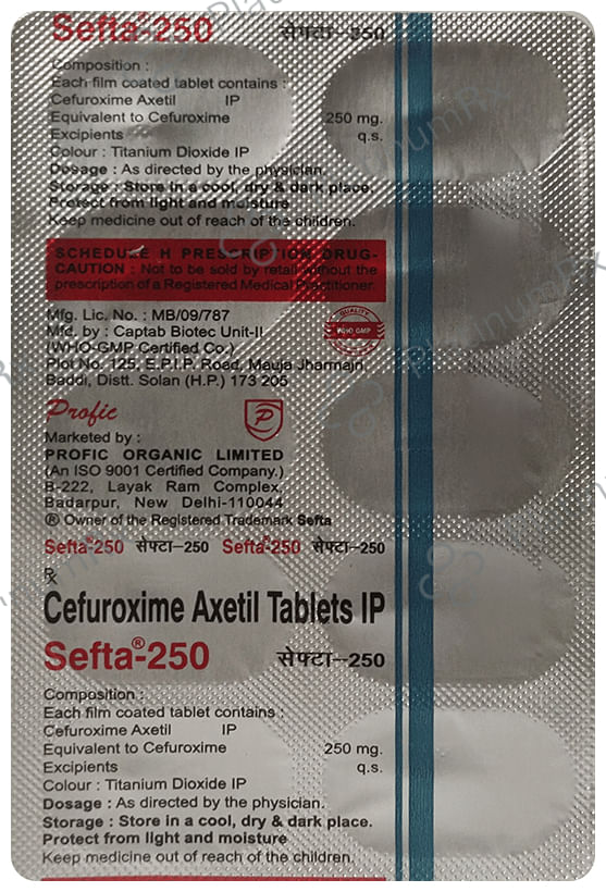 Sefta 250mg Tablet 10s