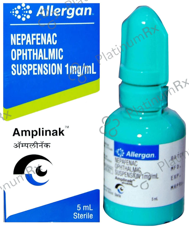 Amplinak 0.1% Ophthalmic Suspension 5ml