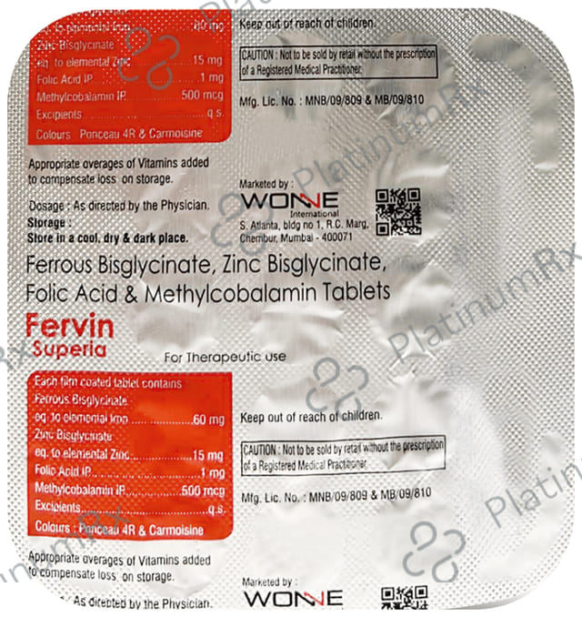 Fervin Superia Tablet 15s