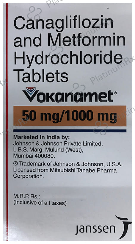 Vokanamet 50/1000mg Tablet 60s