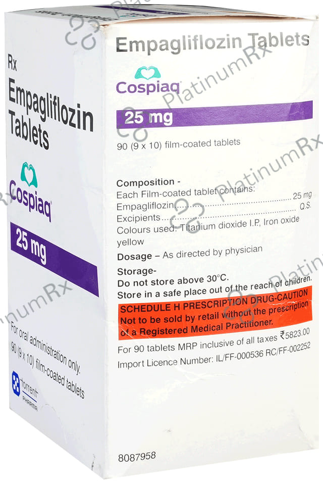 Cospiaq 25mg Tablet 10s