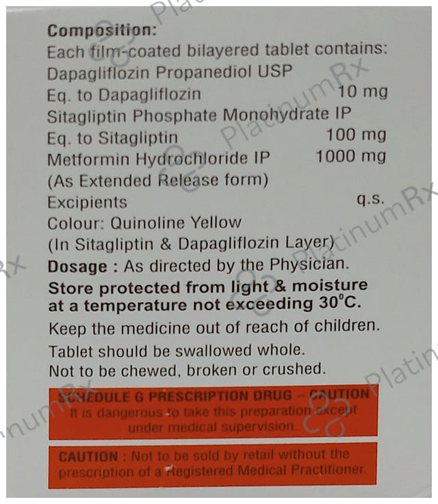 Suzone DM 1000 Tablet ER 10s