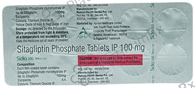 Sidia 100mg Tablet