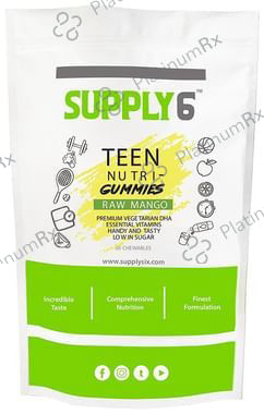 Supply6 Teen Nutri Gummies Raw Mango