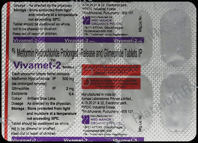 Vivamet 2 mg/500 mg Tablet