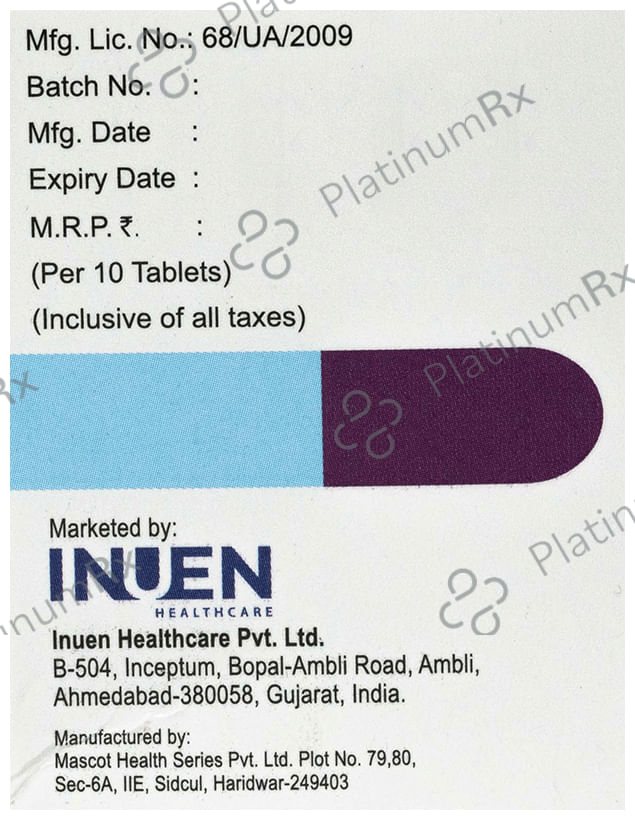 Inucard M 50 Tablet ER