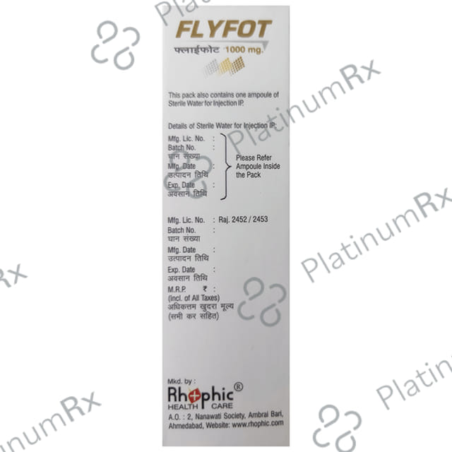 Flyfot 1000mg Injection 1s