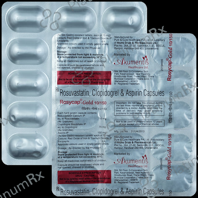 Rosycap-Gold 10/150 Capsule 15 Capsule