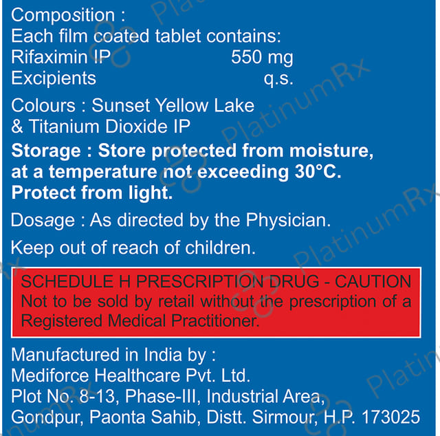 Rifasmart 550mg Tablet 10s