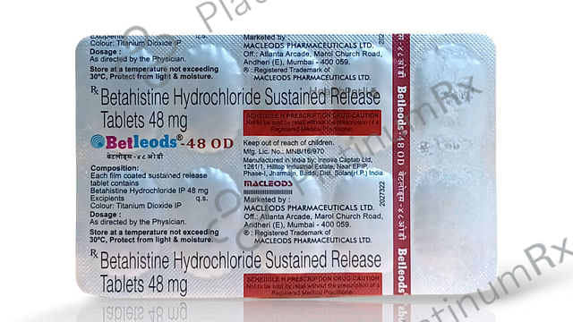 Betleods OD 48mg Tablet 10s