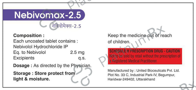 Nebivomax 2.5 Tablet