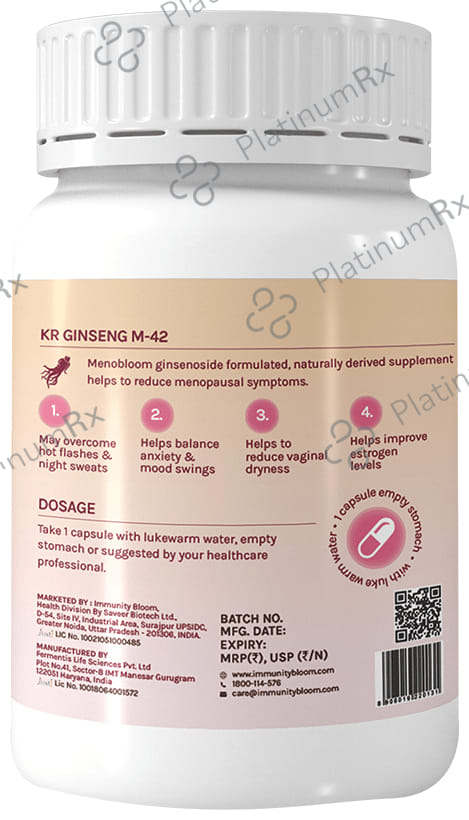 Immunity Bloom Menobloom Capsule