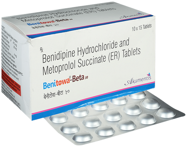 Benitowa Beta 8/50mg Tablet 15s