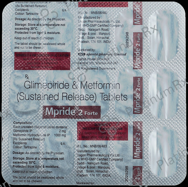 Mpride 2 Forte Tablet SR
