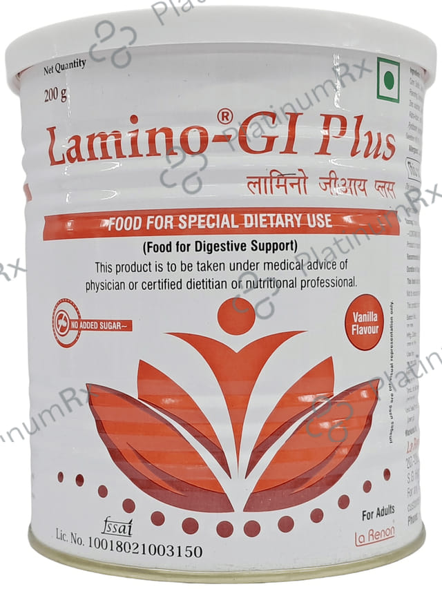 Lamino GI Plus Vanilla Flavour Sugar Free Powder 200gm