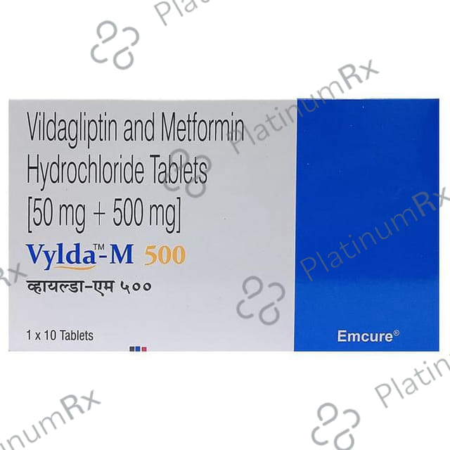 Vylda M 500/50mg Tablet 10s
