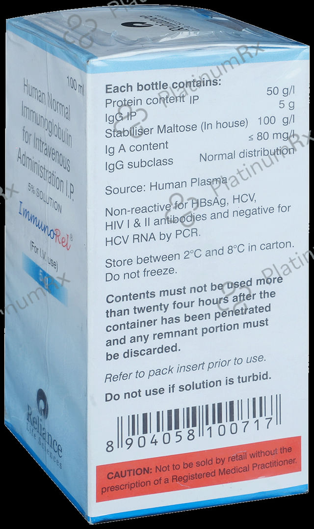 Immunorel 5gm Solution for Infusion 100ml