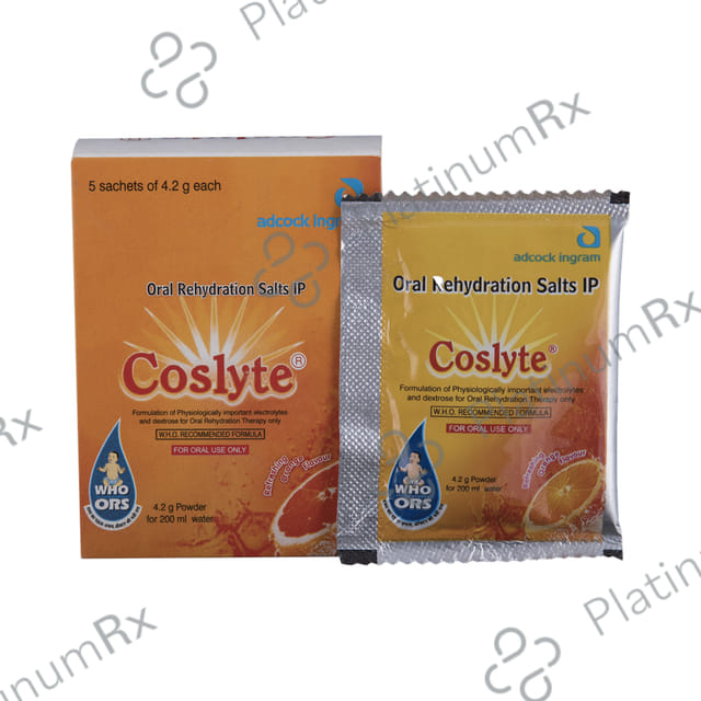 Coslyte Powder with Electrolytes - For Oral Rehydration Therapy Powder