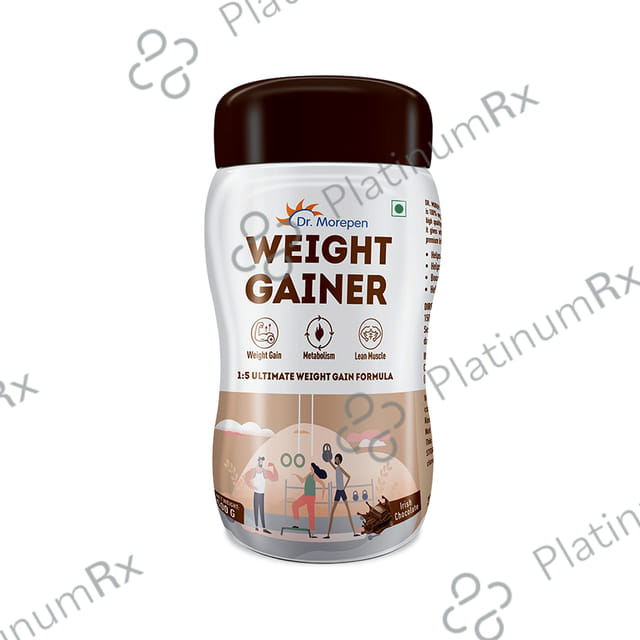Dr. Morepen Weight Gainer for Metabolism & Lean Muscles - Flavour Irish Chocolate