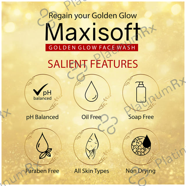 Maxisoft Golden Glow Face Wash