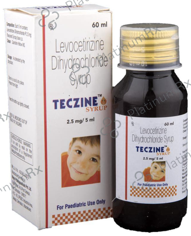 Teczine 2.5mg Syrup 60ml