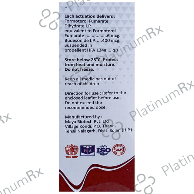 Foraprl 400/6mcg Inhaler 120MDI
