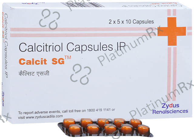 Calcit SG 0.25mcg Capsule 10s