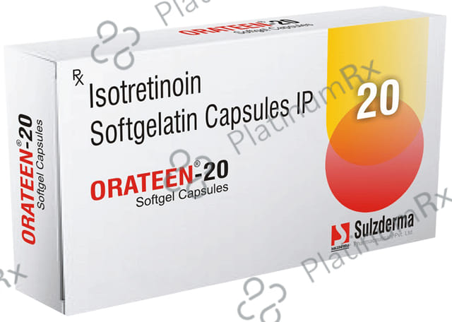 Orateen 20 Softgel Capsule