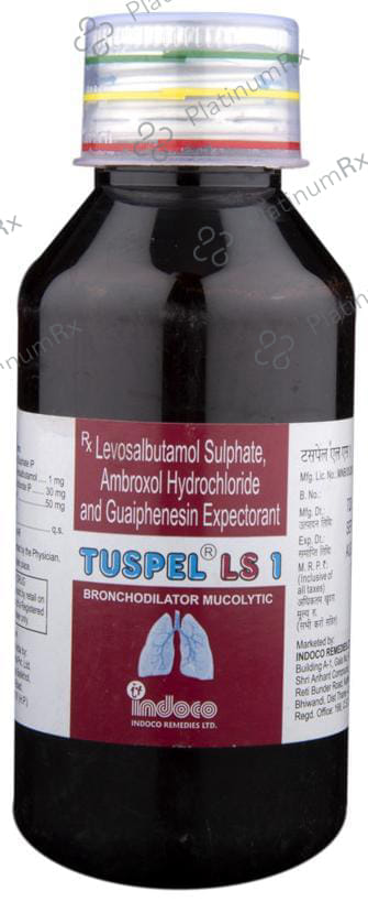 Tuspel LS 1/50/15mg Expectorant 100ml