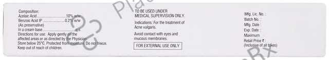 Ezanic 10% w/w Cream 15gm