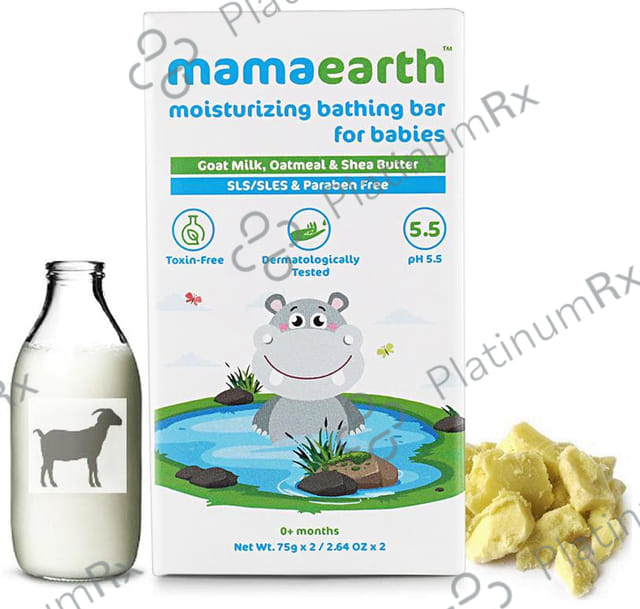 Mamaearth Moisturizing Bathing Bar 75gm