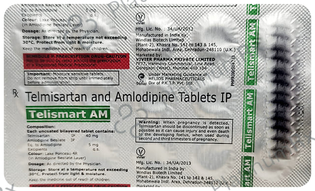 Telismart AM 40mg/5mg Tablet