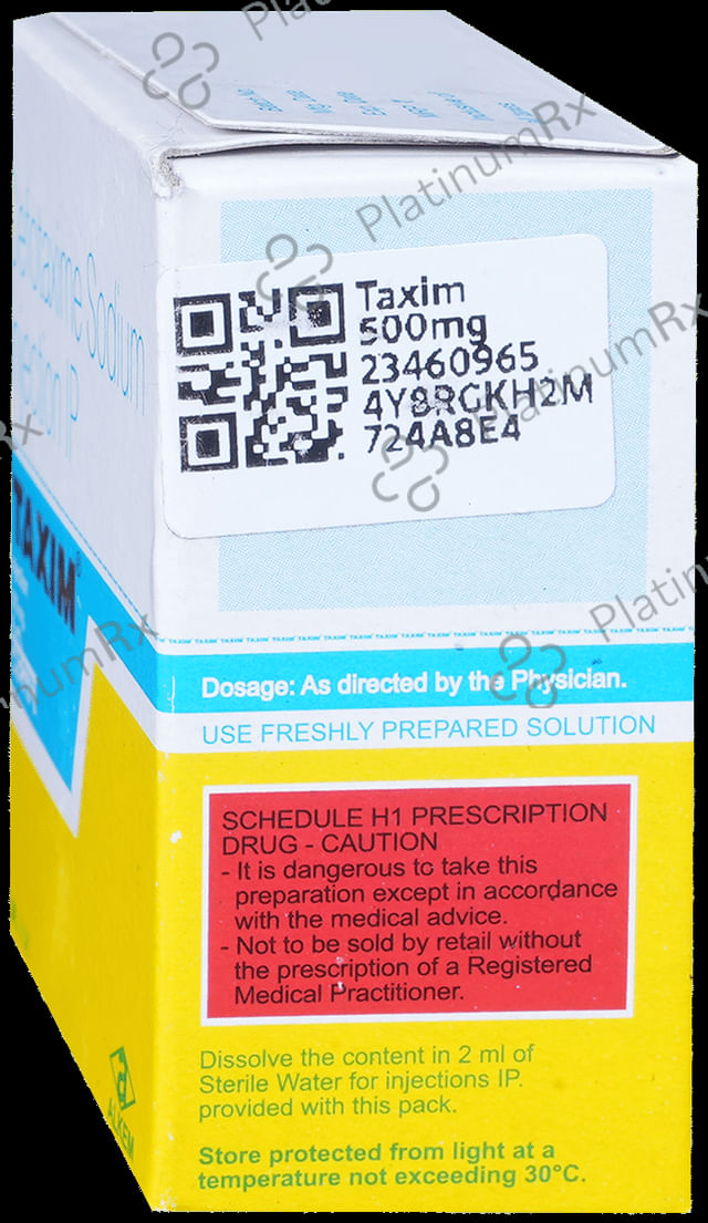 Taxim 500mg Injection 2ml